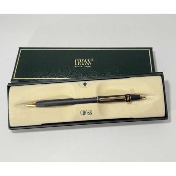 Cross Other - CROSS Classic century 23K Gold plating Black Ballpoint Pen Original Box